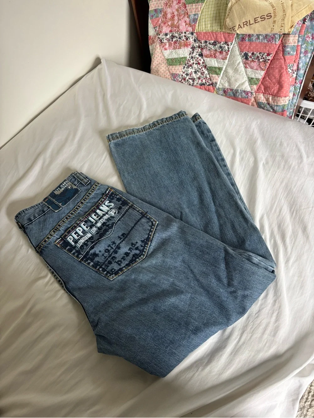 Pepe Jeans Men's Blue Denim Jeans